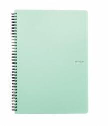 Karton PP Caiet spiralat PP PASTELINI A4/70 coli, verde