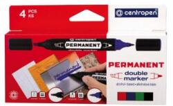 Centropen Marker cu două fețe CENTROPEN 1666 - set de 4 bucăți