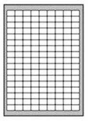 agipa Etichete universale detașabile 22x16mm Agipa A4 25 coli