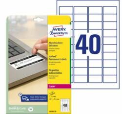 Avery Zweckform Etichete Avery „modificare imediată vizibilă pentru uz special 45, 7x25, 4 mm alb