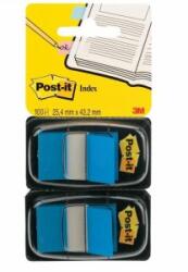 Post-it Semne de carte Post-it Index late 25, 4x43, 2 albastre 2 buc