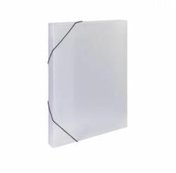 KARTON P+P Cutie de plastic cu bandă de cauciuc Carton PP Opalin, transparent