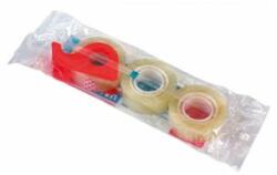 DONAU Bandă adezivă DONAU cu dozator, 15 mm x 10 m, 3 buc