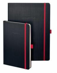 Sigel Caiet de note CONCEPTUM Red Edition A4, cu linii negru-rosu