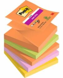 Post-it Notițe autoadezive Post-it Super Sticky BOOST, dimensiune 76x76 mm, 5 blocuri a câte 90 de coli - tonerdepot - 117,22 RON
