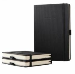 Sigel Caiet, exclusiv, A5, liniat, 97 pagini, copertă cartonată, SIGEL „Conceptum, negru