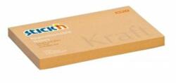 Stick`n by Hopax Bloc notes autoadeziv Stick' n Hopax Kraft, 76x127 mm, maro natural