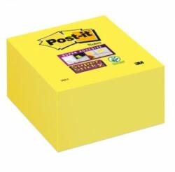 Post-it Super Sticky blokk 76x76mm sárga 350l