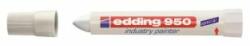 edding Marker permanent, 10 mm, vârf conic, EDDING "950", alb