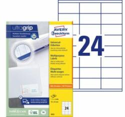 Avery-Zweckform Etichete universale 70x35mm Avery A4 100 coli