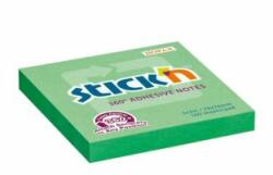 Stick`n by Hopax Blocnotes autoadeziv, 76x76 mm, 100 de coli, STICK N "360°, verde, 100 de coli