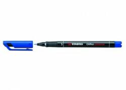 STABILO Marker permanent, 0, 4 mm, STABILO OHPen S universal, albastru