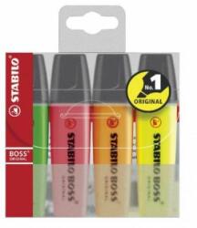 STABILO Evidențiator STABILO BOSS ORIGINAL NEON, set de 4