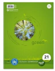 Formatwerk Caiet A4 College Format Werk Ursus Green, 80 de coli liniate, 70g, reciclat