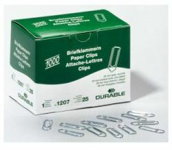 Durable Cleme pentru documente DURABLE 26mm zinc 1000 buc Agrafa