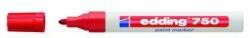 edding Marker permanent cu vopsea, 2-4 mm, EDDING "750", roșu