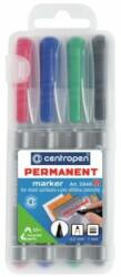 Centropen Set markere permanente Centropen 2846/4S