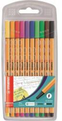 STABILO Set de 10 bucăți de markeri STABILO point 88