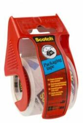 3M Bandă de ambalare Scotch 48mm x 20m cu dispenser transparent