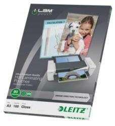 Leitz Folii de laminare Leitz iLAM UDT A3, 80 mic, 100 buc