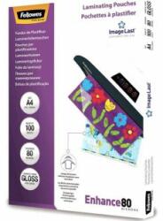 Fellowes Folii de laminare Fellowes 216x303 A4 80mic