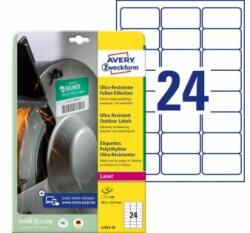 Avery-Zweckform Etichete Avery 63, 5x33, 9 mm, albe ultra durabile
