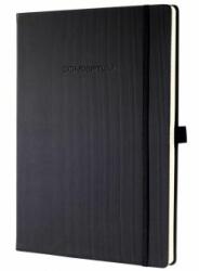 Sigel Caiet CONCEPTUM A4+, negru liniat