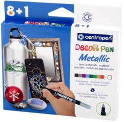 Centropen Marker készletCentropen 2737 Decor toll metál 8+1db