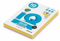 Mondi Hârtie color IQ color 4x50 mix culori neon, A4, 80g