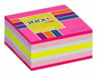 Stick`n by Hopax Blocnotes autoadeziv, 51x51 mm, 250 de coli, STICK N, roz neon, 250 de coli