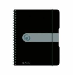 Herlitz Bloc notes pătrat Herlitz Easy Orga A5, 80 de coli, negru