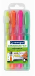 Centropen Evidențiator CENTROPEN 8722 FAX S - set de 4 bucăți