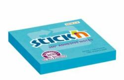Stick`n by Hopax Blocnotes autoadeziv, 76x76 mm, 100 de coli, STICK N "360°, albastru, 100 de coli