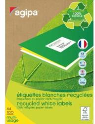Agipa Etichete universale reciclate 38x21, 2mm Agipa A4 100 coli