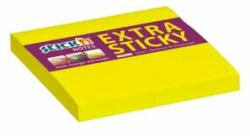 Stick`n by Hopax Bloc notes autoadeziv Stick' n Hopax 76x76 mm, galben neon