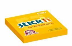 Stick`n by Hopax Blocnotes autoadeziv, 76x76 mm, 100 de coli, STICK N "360°, portocaliu, 100 de coli