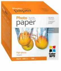 ColorWay Fotopapier - 10 x 15 cm / 180g - lesklý, 500 ks v balení