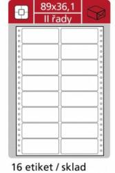 APLI Etichete de tabulare 89x36.1mm APLI 2 rânduri