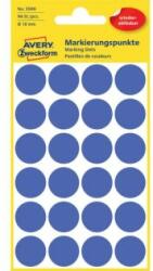 Avery Zweckform Etichete rotunde de 18 mm Avery albastru detașabil