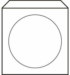 Harmanec-Kuvert Plic CD 125 x 125 mm hârtie cu fereastră