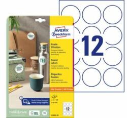 Avery-Zweckform Etichete rotunde universale Avery A4 60 mm, 10 coli