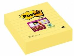 Post-it Notițe Post-it Super Sticky 101x101 cu linii galbene