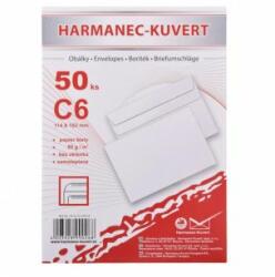 Harmanec-Kuvert Postai boríték C6 öntapadós, 50 db