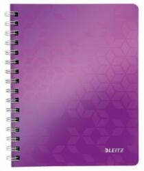 Leitz Vonalozott notebook Leitz WOW A5 lila