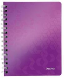 Leitz WOW A5 vonalas jegyzettömb, lila
