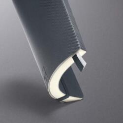 Sigel CONCEPTUM jegyzetfüzet, vonalas, sötétszürke, puha borítóval, 135x210 mm