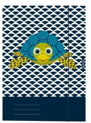 Herlitz Karton borító gumiszalaggal A4 Herlitz Cute Animals Turtle