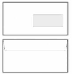Harmanec-Kuvert Postai borítékok DL szalaggal, ablakkal, nyomtatással 1000 db 80g