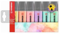 STABILO BOSS pastel 6S szövegkiemelő készlet