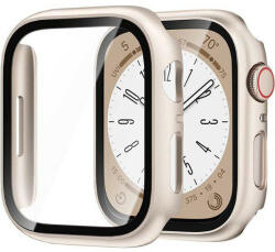 Apple Watch csillagfény védőtok edzett üveggel 45 mm